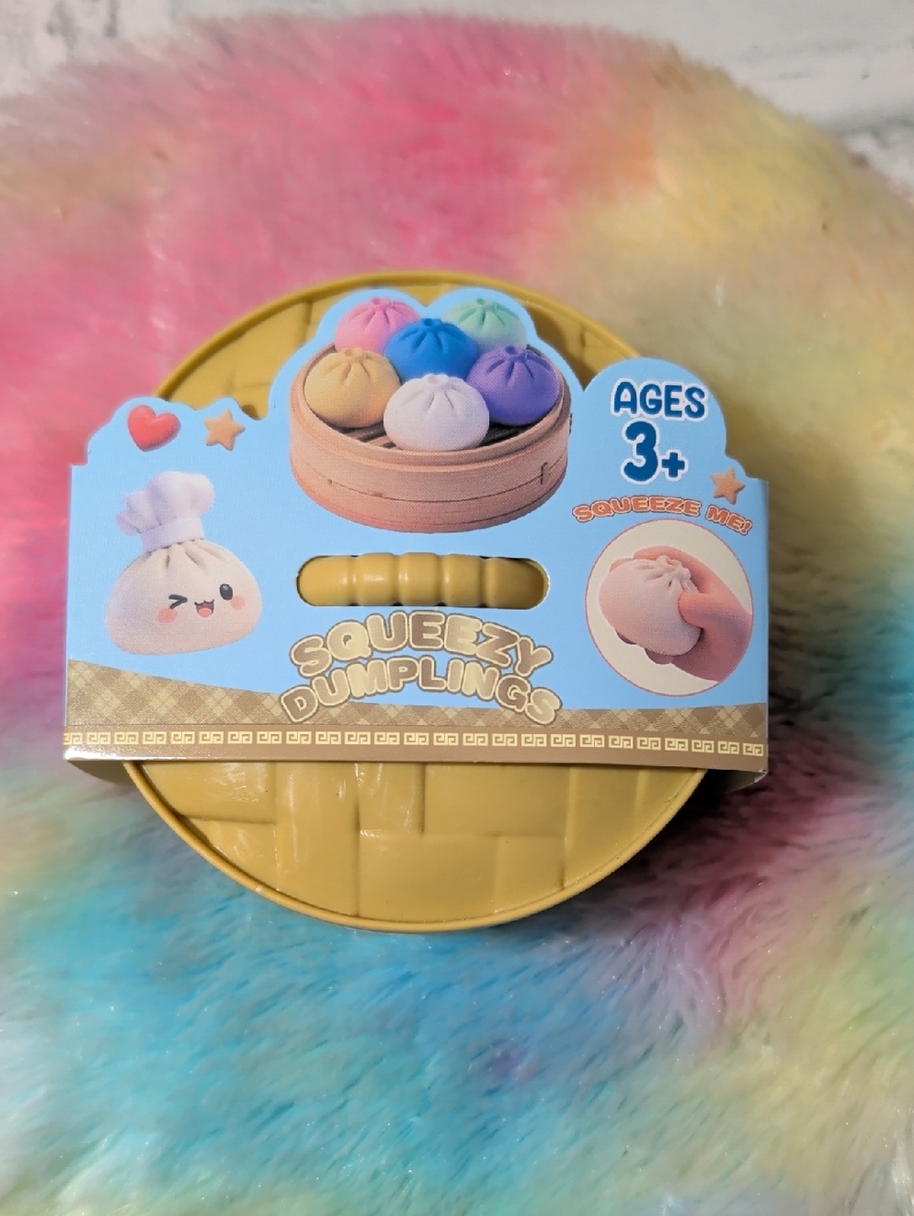 Soft Squishy Toy Set - Pastel Multicolor